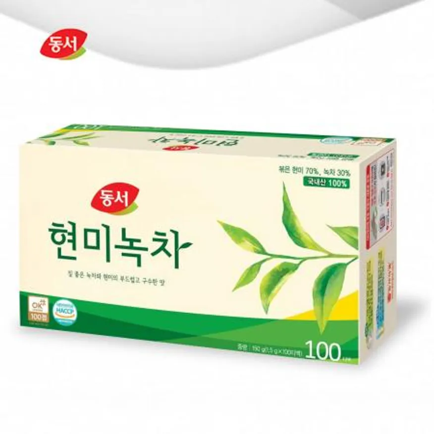 동서 현미녹차 100T 이미지