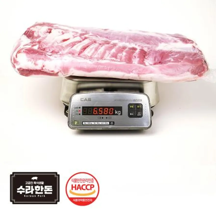 수라한돈 삼겹살 18kg 내외 냉장 이미지