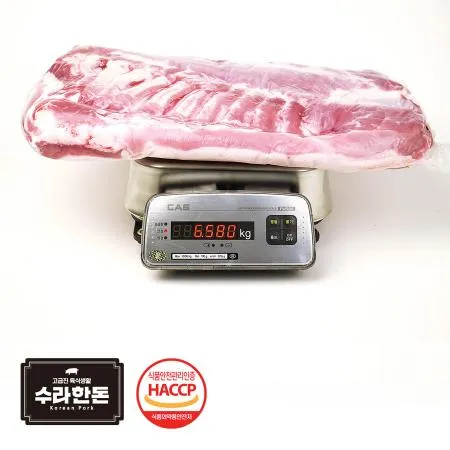 수라한돈 삼겹살 18kg 내외 냉장 이미지