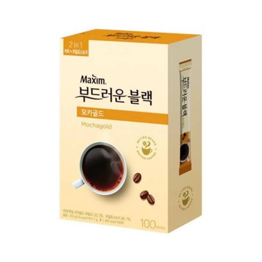 맥심 부드러운블랙 모카골드 100T 이미지