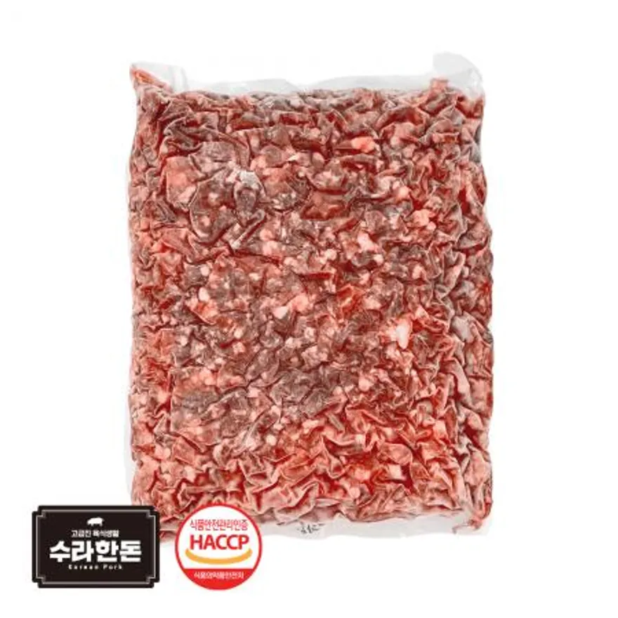 소고기 우목심 민찌 다짐육 1kg 냉동 이미지