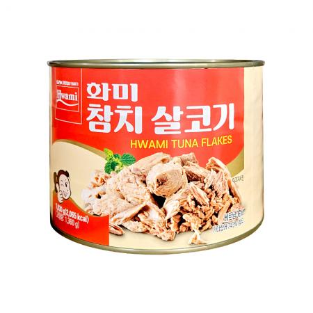 [6개무배]화미 살코기 참치 1.83kg 캔