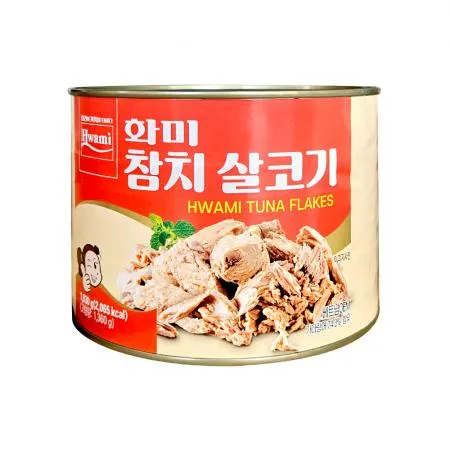 [6개무배]화미 살코기 참치 1.83kg 캔