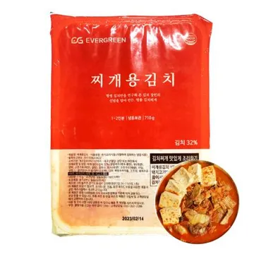 늘푸른 김치찌개(찌개용김치) 710g(사골육수베이스)(냉동)