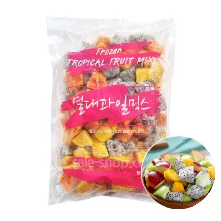 냉동 열대과일믹스 1kg (화채,빙수용) 이미지