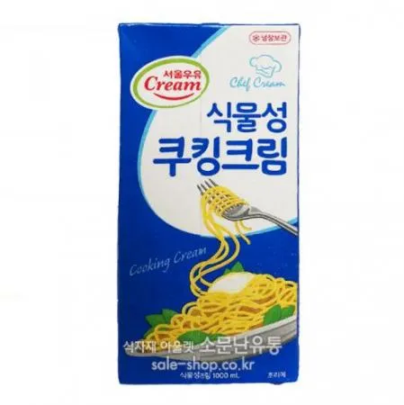 식물성쿠킹크림1000ml/서울우유(휘핑) 이미지