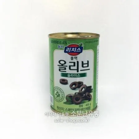 블랙올리브 슬라이스 405g