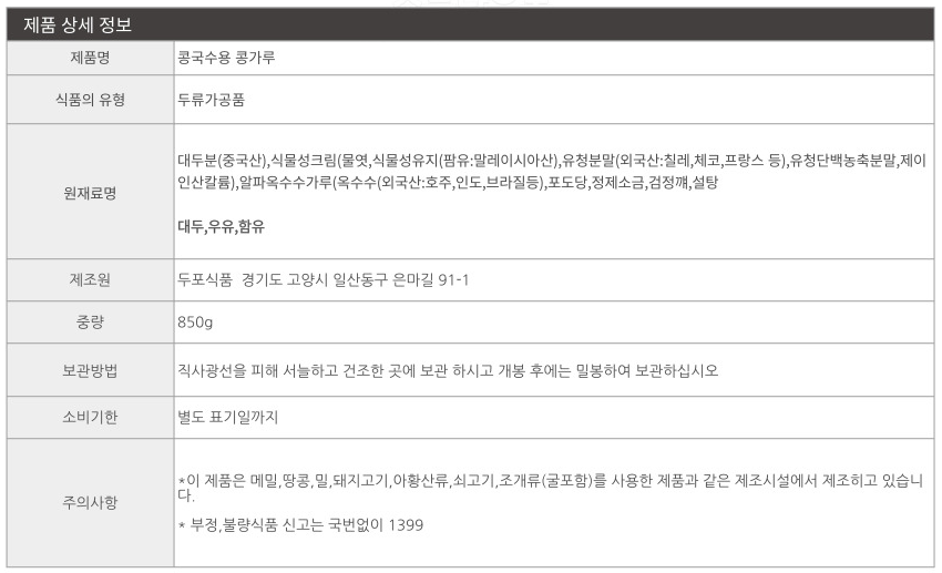 상품정보제공고시