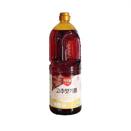 이츠웰 고추맛기름 1.8L x 1개 고추씨 매운기름 이미지