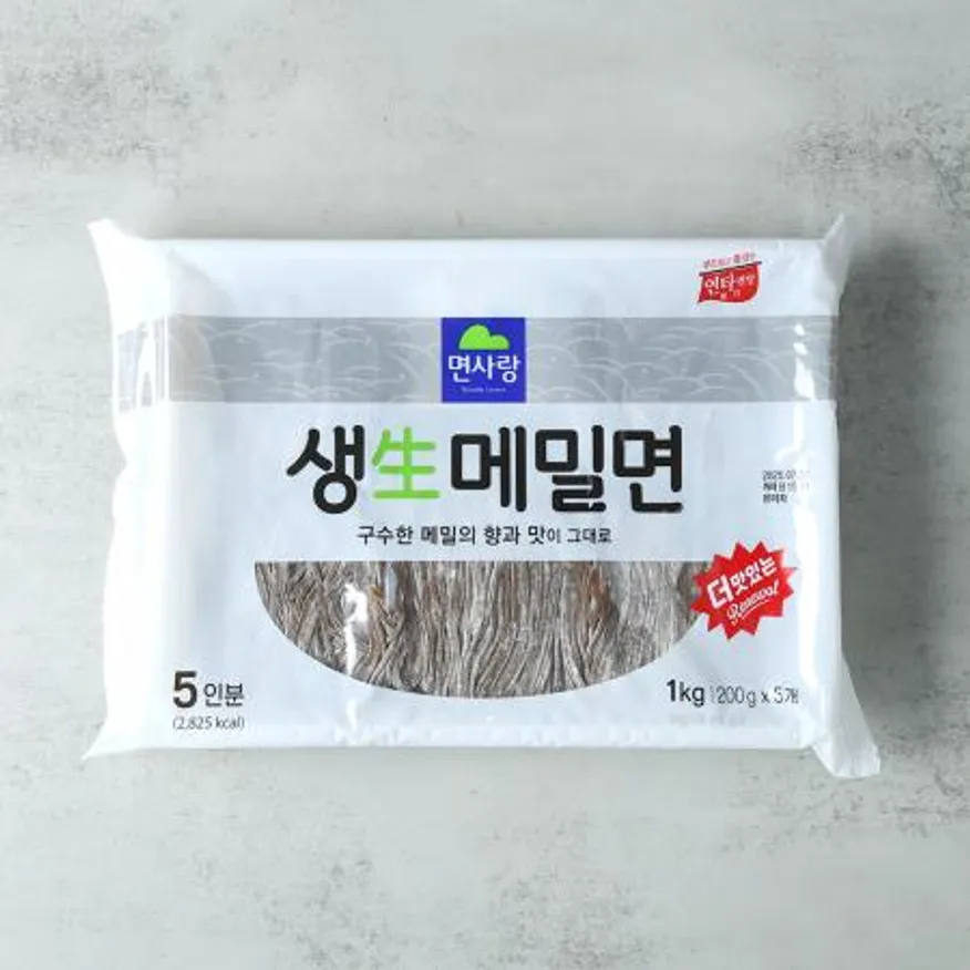 면사랑 생메밀면 1kg x 1개 이미지
