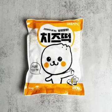 엄지식품 치즈떡 1kg x 1개