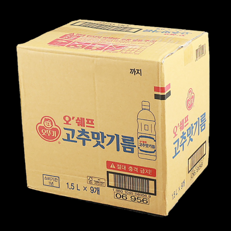 오뚜기 오쉐프 고추맛기름 1.5L 12병