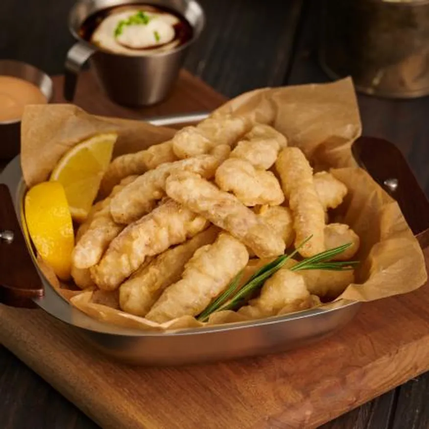 먹판사 통살오징어튀김 1kg(55~65개입)x1개 쫄깃함 위에 바삭한 옷을 입힌 이미지