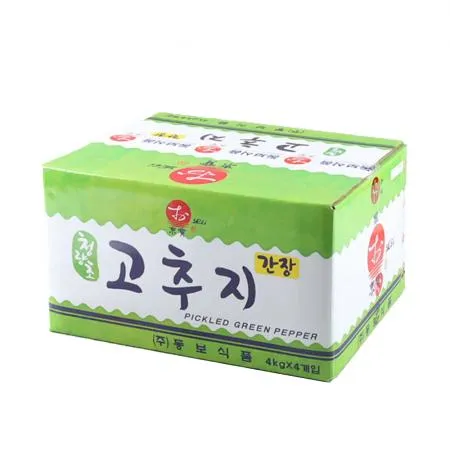 먹판사 청양초 간장 고추지 4kg x 1개 이미지