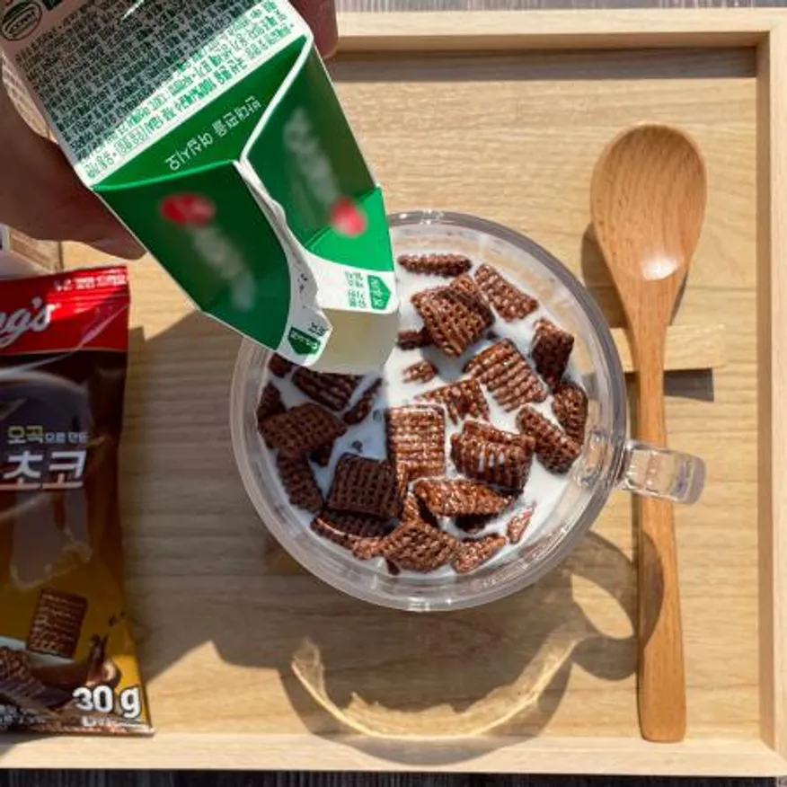 켈로그 첵스초코 오곡으로만든 시리얼1회분 30gX30봉 아침대용 간편식 이미지