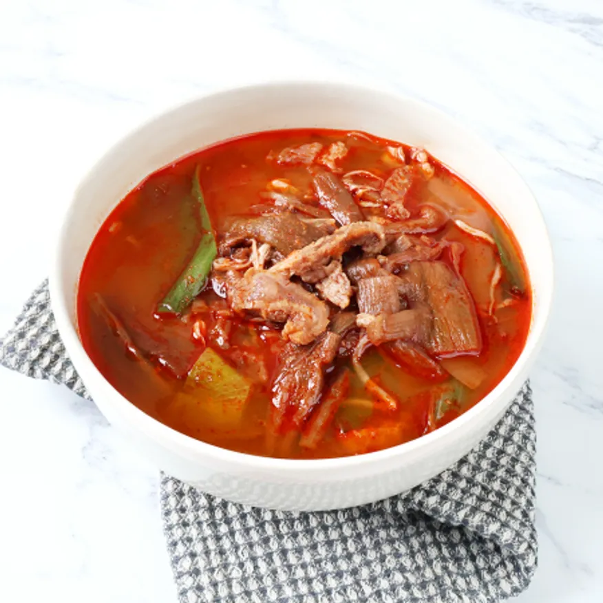 엘야드 진 육개장 600g 4봉 얼큰하고 푸짐한 냉동 간편조리식품 이미지