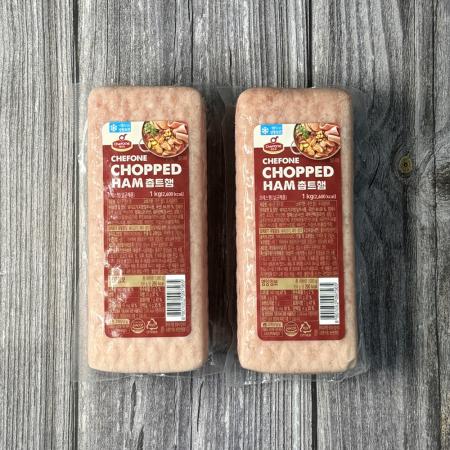 대상 쉐프원 촙트햄1kg X 10개 부대햄 프레스햄 이미지