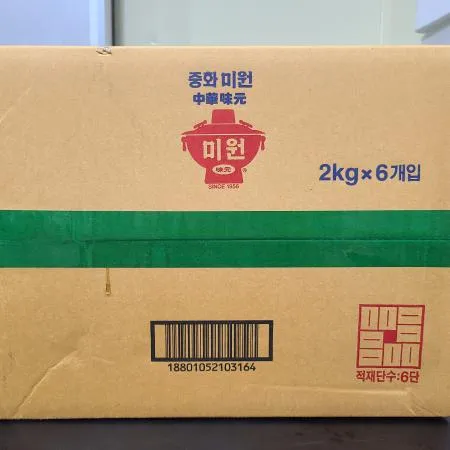 대상청정원중화미원2kgX6봉 중식집전용오리지널맞음 이미지