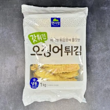 면사랑 냉동 갓튀긴오징어튀김 1kg x 10개 