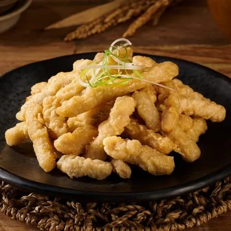 먹판사 누룽지탕수육 1kg(70~80개입)x10봉 누룽지 튀김옷으로 입혀 고소하고 바삭한 이미지