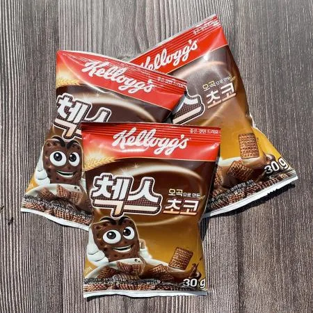 켈로그 첵스초코 오곡으로만든 시리얼1회분 30gX30봉 아침대용 간편식 이미지