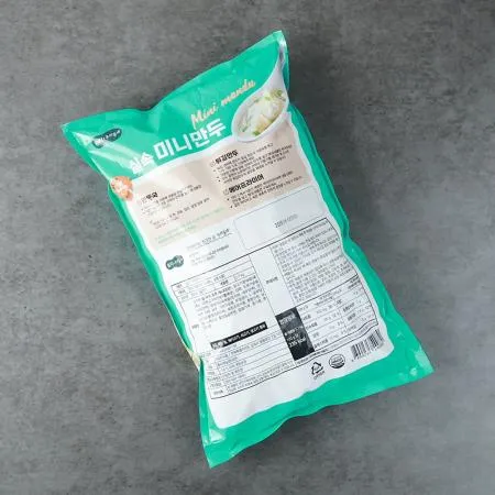 엄지 실속 미니만두 2.7kg x 4개 업소용으로 알맞은 가성비 한입 만두 이미지