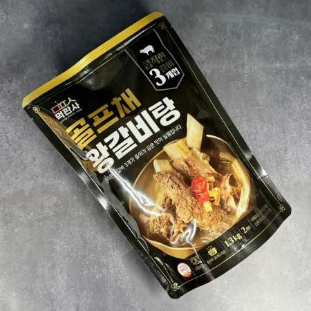 먹판사 골프채 왕갈비탕 1.3kg 뼈가 큰 진짜 왕갈비탕 2봉