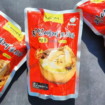 명품왕삼계탕(웅추)1kg 3봉 식자재레토르트식품 이미지