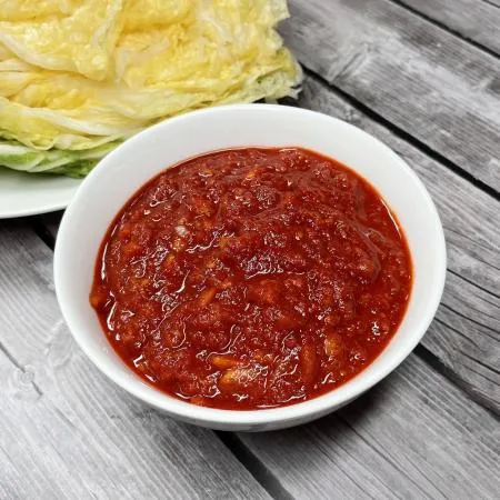 먹판사 김장셋트14kg (절임배추10kg+김치속양념4kg) 간편 김치담그기 김장밀키트 맛있게 매운맛 이미지