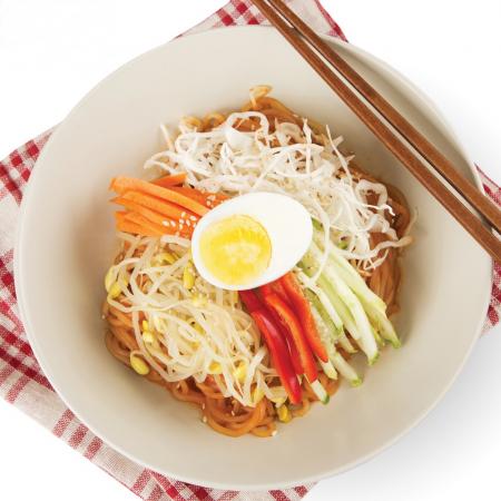 온누리 쫄면사리200g 쫄면비빔장100g 개별포장 넉넉한양 10인분