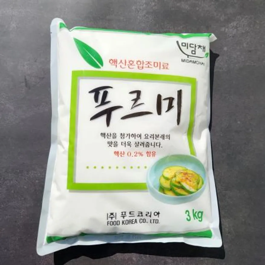 미담채 푸르미3kg*4봉 요리비법 업소용대용량 핵산분말조미료 식재료 이미지