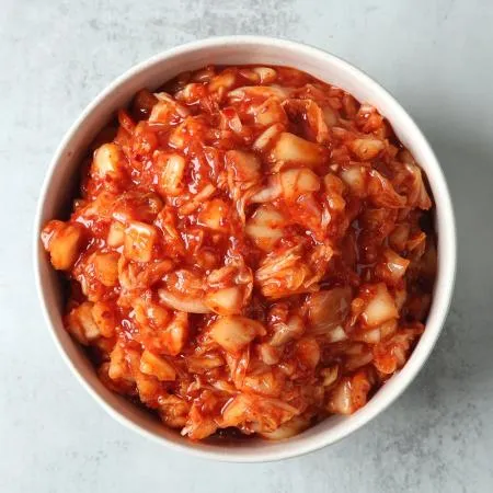 행복한김치슬라이스다진김치(중국산)종이박스포장 볶음밥용국수고명용부대찌개만두속무르지않음