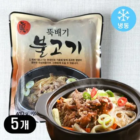 엘야드 진 뚝배기불고기410g/5봉/뚝불/즉석식품