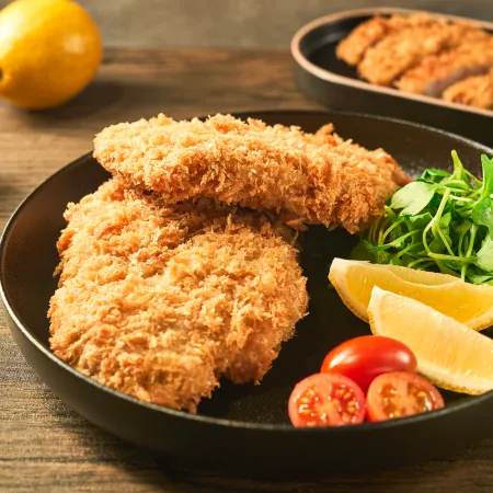 텔푸드 치킨까스2kg(200gX10장) 잡고기 다진 돈까스가 아닌 통 닭가슴살 듬쁙 넣어 만든 큰사이즈 치킨까스 이미지