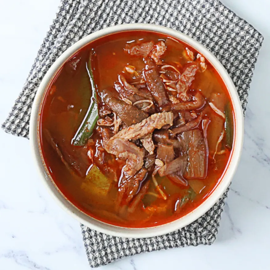 엘야드 진 육개장 600g 25봉 얼큰하고 푸짐한 냉동 간편조리식품 이미지