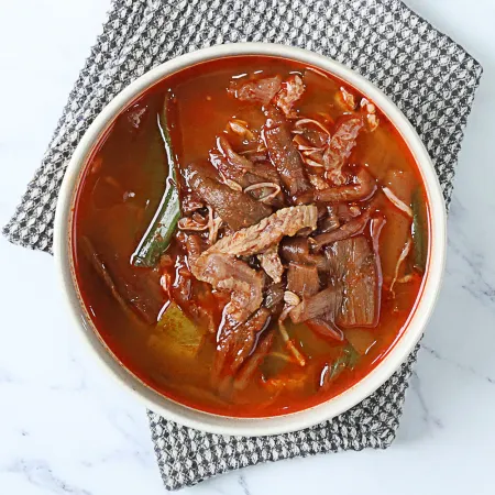 엘야드 진 육개장 600g 25봉 얼큰하고 푸짐한 냉동 간편조리식품 이미지