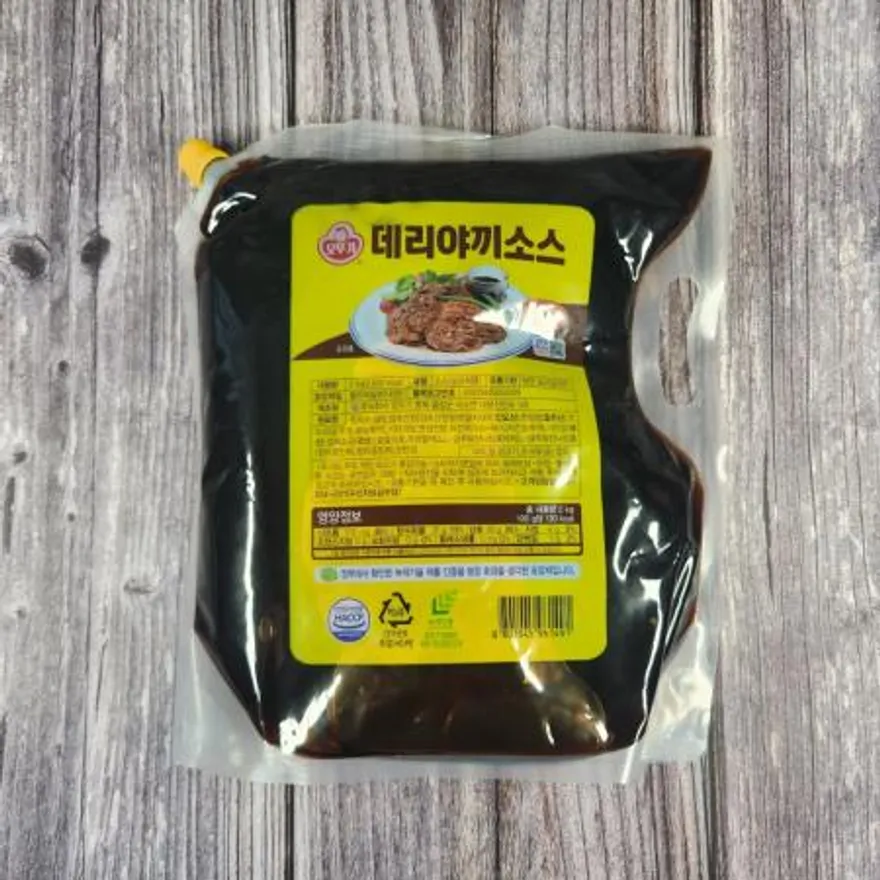 오뚜기 데리야끼소스스파우트팩 2kg 6팩 이미지