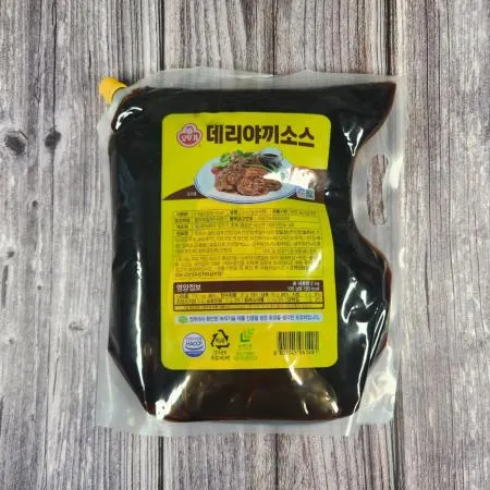오뚜기 데리야끼소스스파우트팩 2kg 6팩 이미지