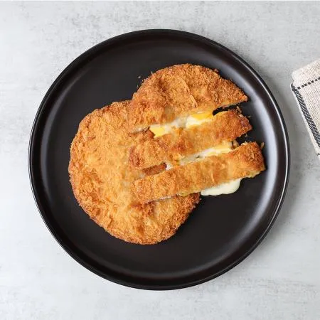 텔푸드 더블치즈돈까스 1kg(200g 5장) 모짜와 체다치즈가 가득 들어있는 고급 돈까스 이미지