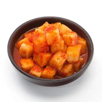 먹판사 국내제조 국산무 깍두기10kg HACCP 인증 익지않은 맛있게 매콤함 설렁탕 감자탕 국밥등 식당업소용 대용량김치 아이스박스+아이스팩 포장