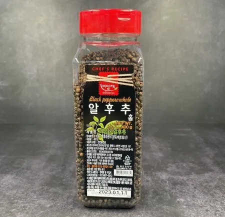 알후추400g 1통 매콤한 블랙페퍼 대용량 식당용 식자재 페퍼홀 통후추 미담채
