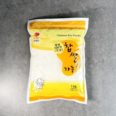 뚜레반 찹쌀가루(100%)1kg 1개 국내산 찹쌀로 만든 찹쌀분말