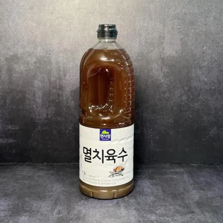 면사랑 멸치육수(전문점용)1.8L x 6개 대용량 이미지