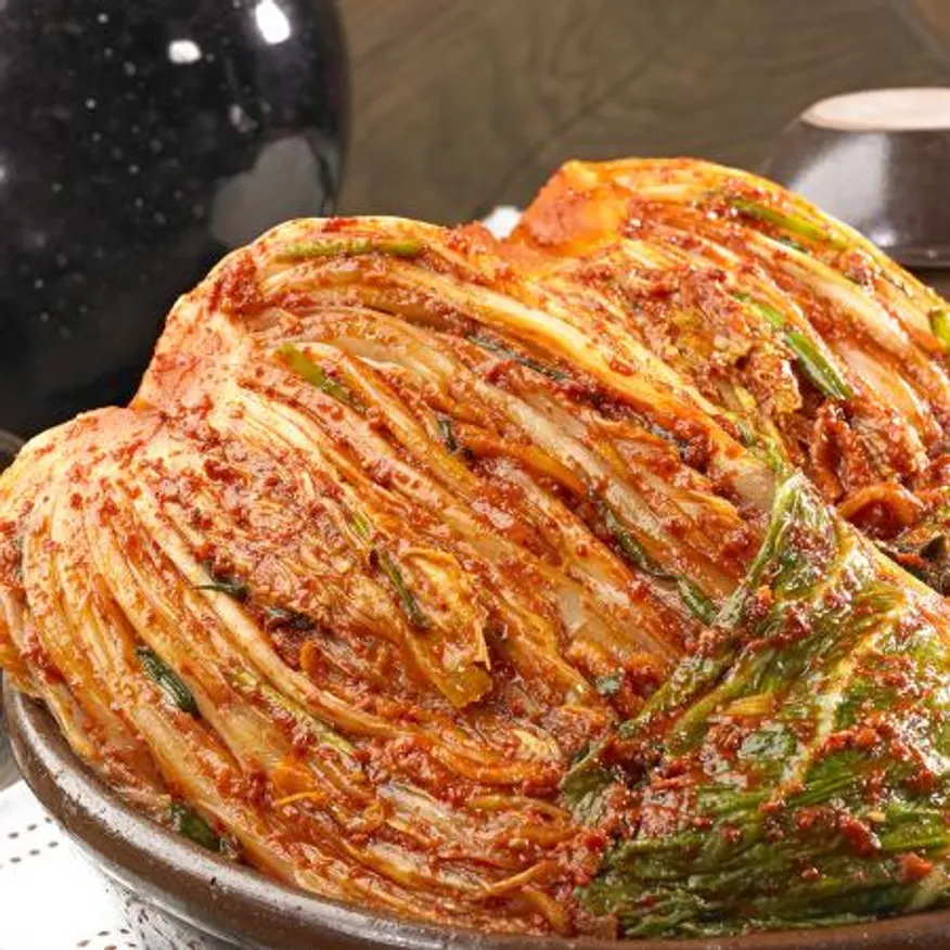 100%우리농산물로 담근 먹판사 배추포기김치, 고추가루국내산 익지않은 생김치 haaccp인증 이미지
