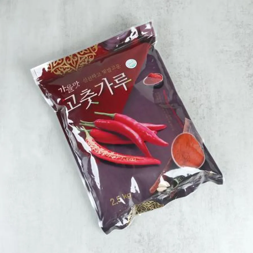 중식용 짬뽕고추가루2.5kg 가을식품 정직한고추가루 색깔잘나옴 청양3%섞임 아주살짝매콤한맛 이미지