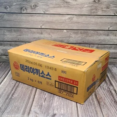 오뚜기 데리야끼소스스파우트팩 2kg 6팩