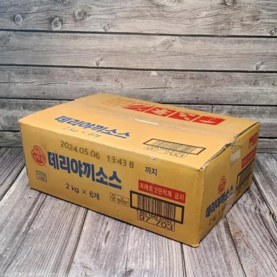 오뚜기 데리야끼소스스파우트팩 2kg 6팩 이미지