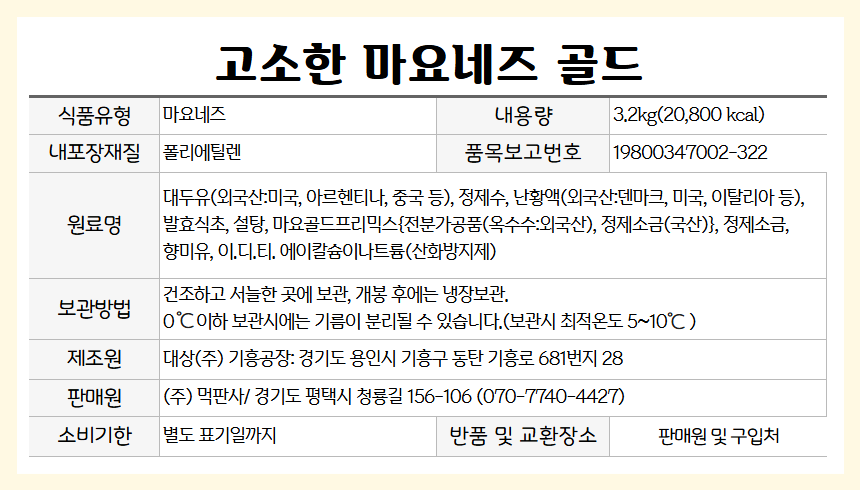 상품정보제공고시