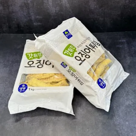 면사랑 냉동 갓튀긴오징어튀김 1kg x 1봉  이미지