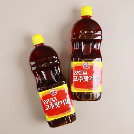 오뚜기 오쉐프 고추맛기름 1.5L 12병 이미지
